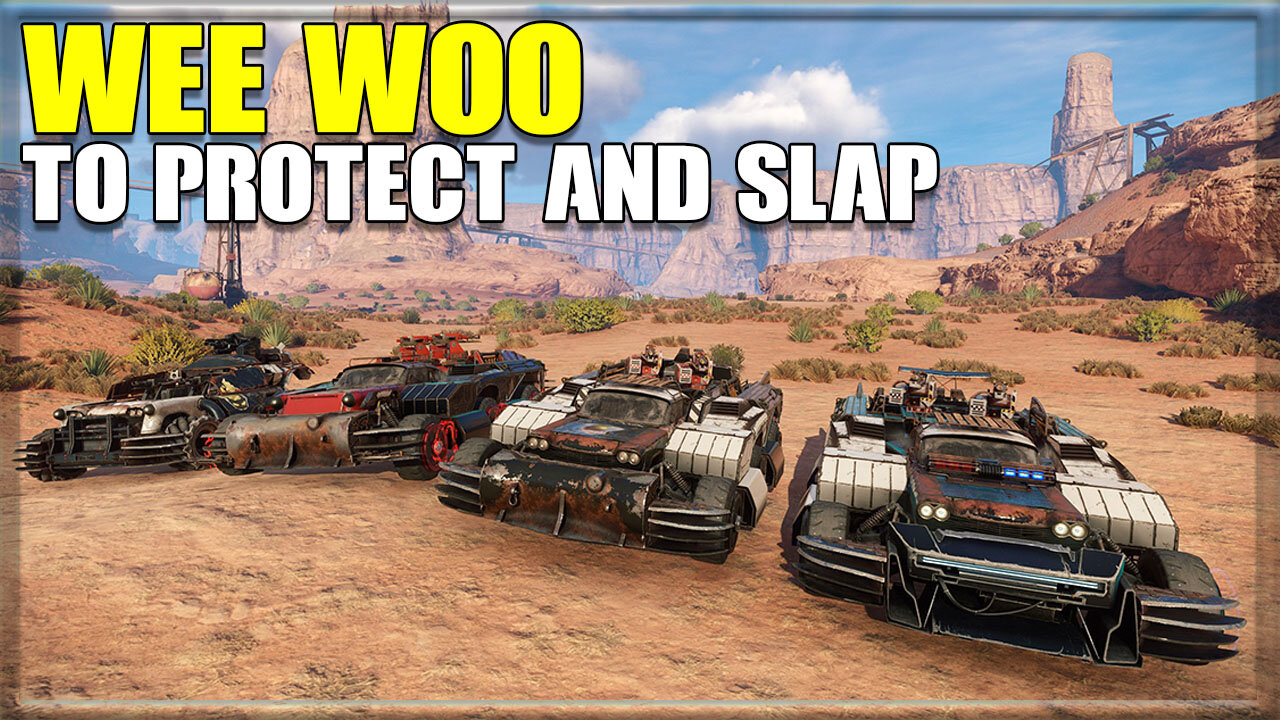 We brought 4 police builds to the Crossout wasteland to stop all illegal activities