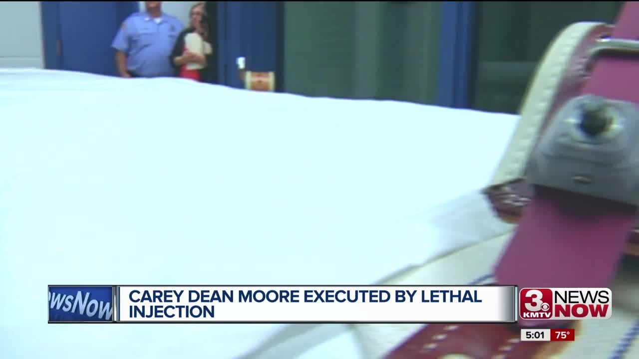 Timeline of Carey Dean Moore execution