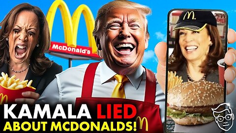 BURN! Trump Cooks Kamala With SAVAGE McDonalds Meme, Breaks Internet 🍟🔥’She Lied About Fast Food Job