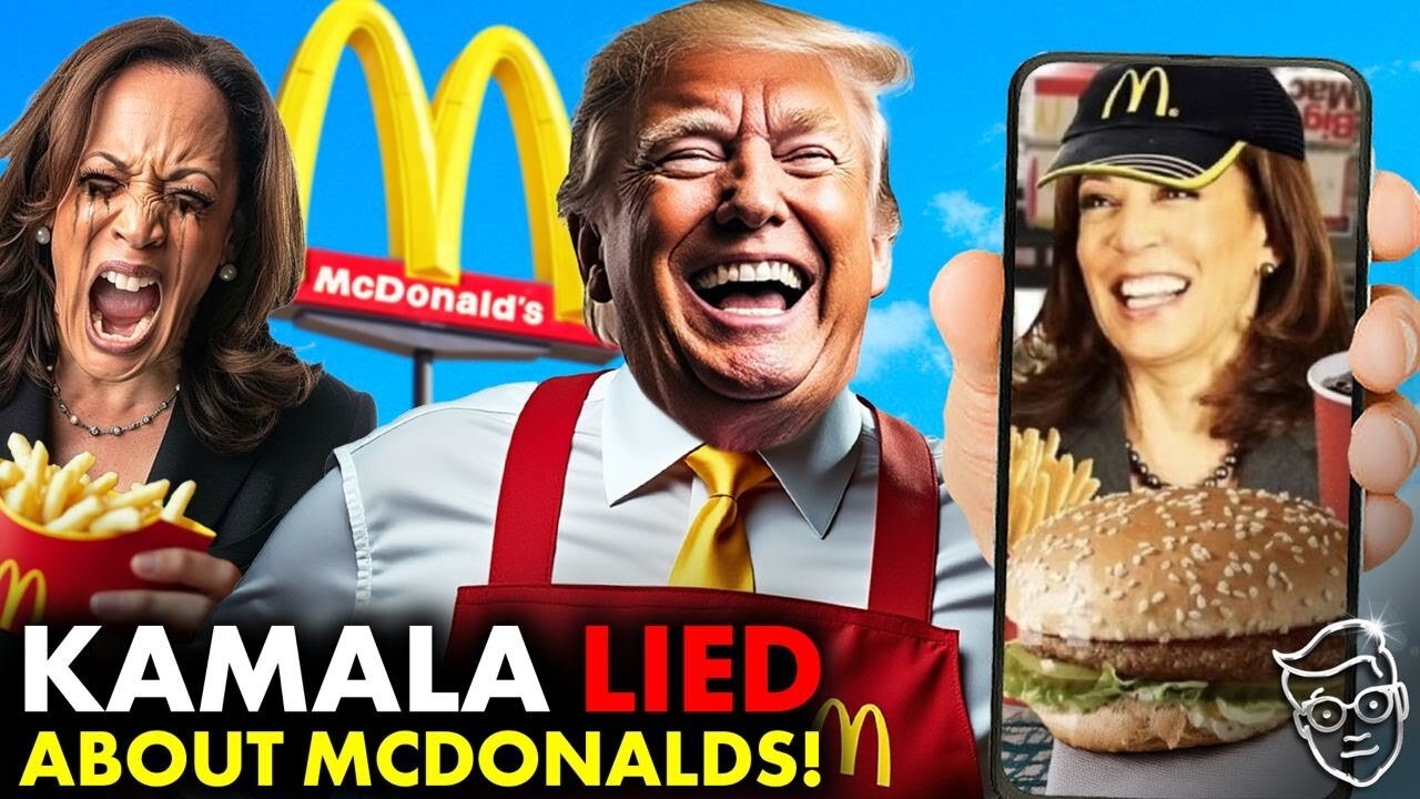 BURN! Trump Cooks Kamala With SAVAGE McDonalds Meme, Breaks Internet 🍟🔥’She Lied About Fast Food Job