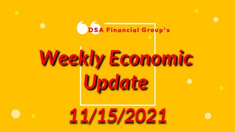 Weekly Update for 11/15/2021