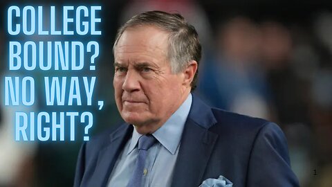 Bill Belichick interviews for UNC head coaching vacancy...seriously.