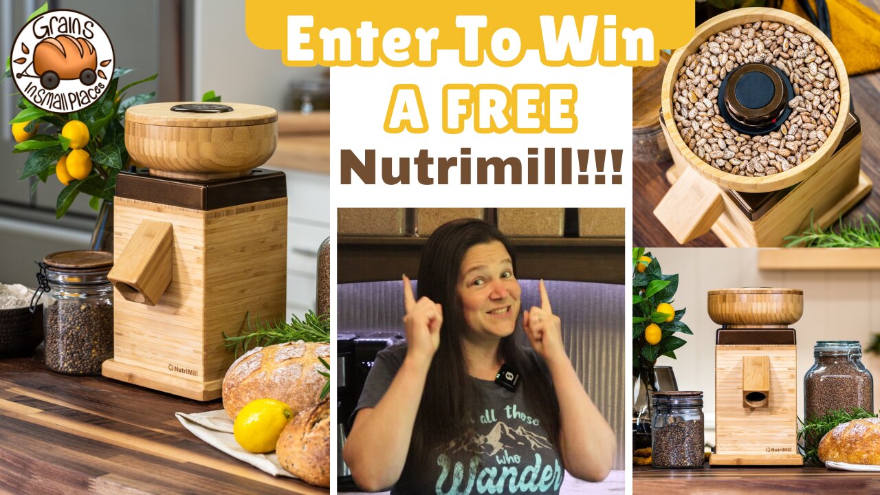 Enter To Win A FREE Nutrimill Grain Mill!