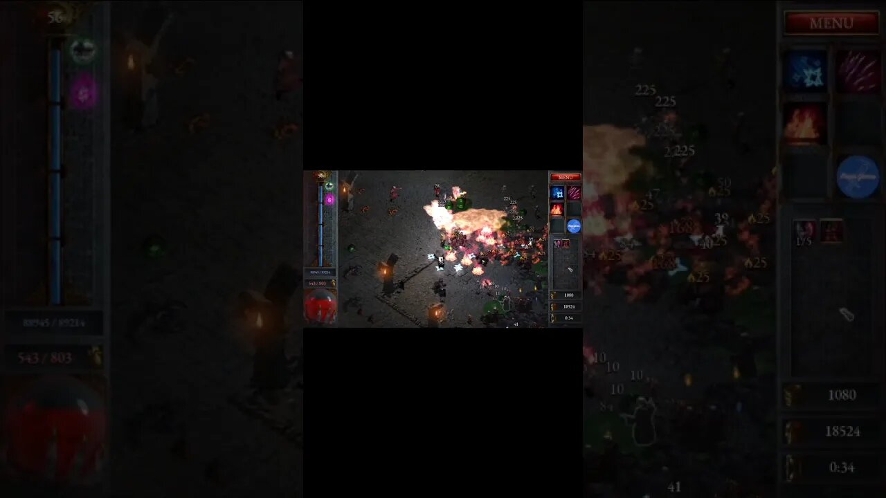 The last minute of this Diablo like Survivor is FIRE! #pcgaming #indiegame #diablo #pc #indiegames