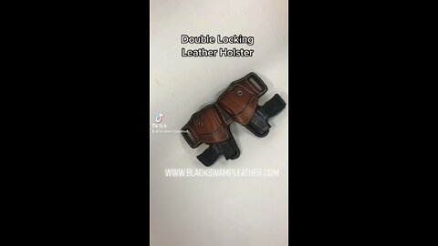 Double Locking Leather Holster