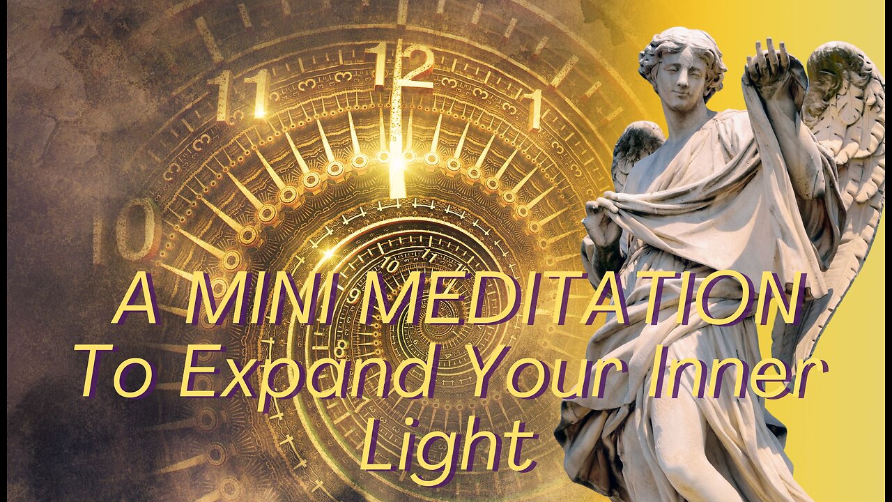 A Mini Mediation: Connecting to and Expanding Your Inner Light #meditaiton