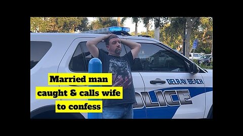 Married man arrested trying to pick up a 13 y/o he met online - Calls wife