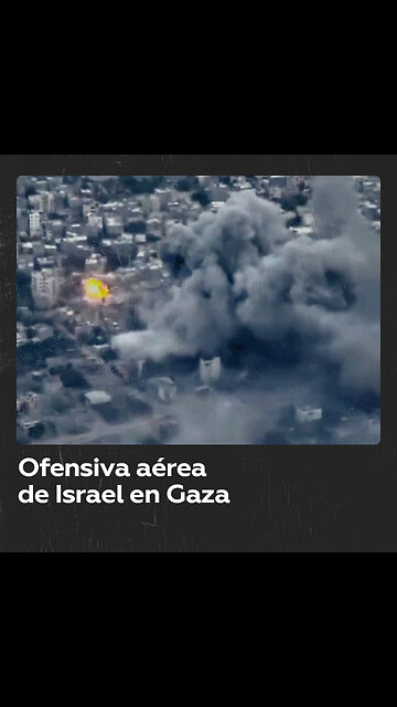 Intensos ataques aéreos israelíes en la Franja de Gaza