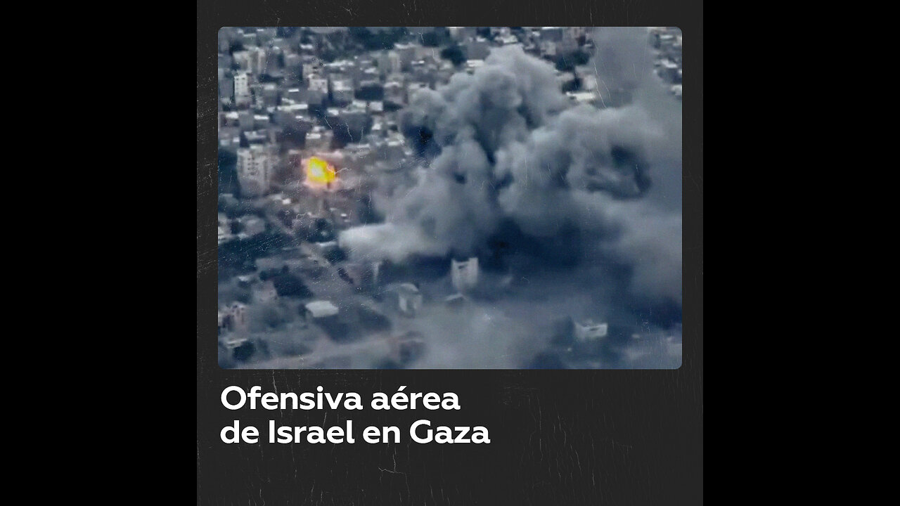 Intensos ataques aéreos israelíes en la Franja de Gaza