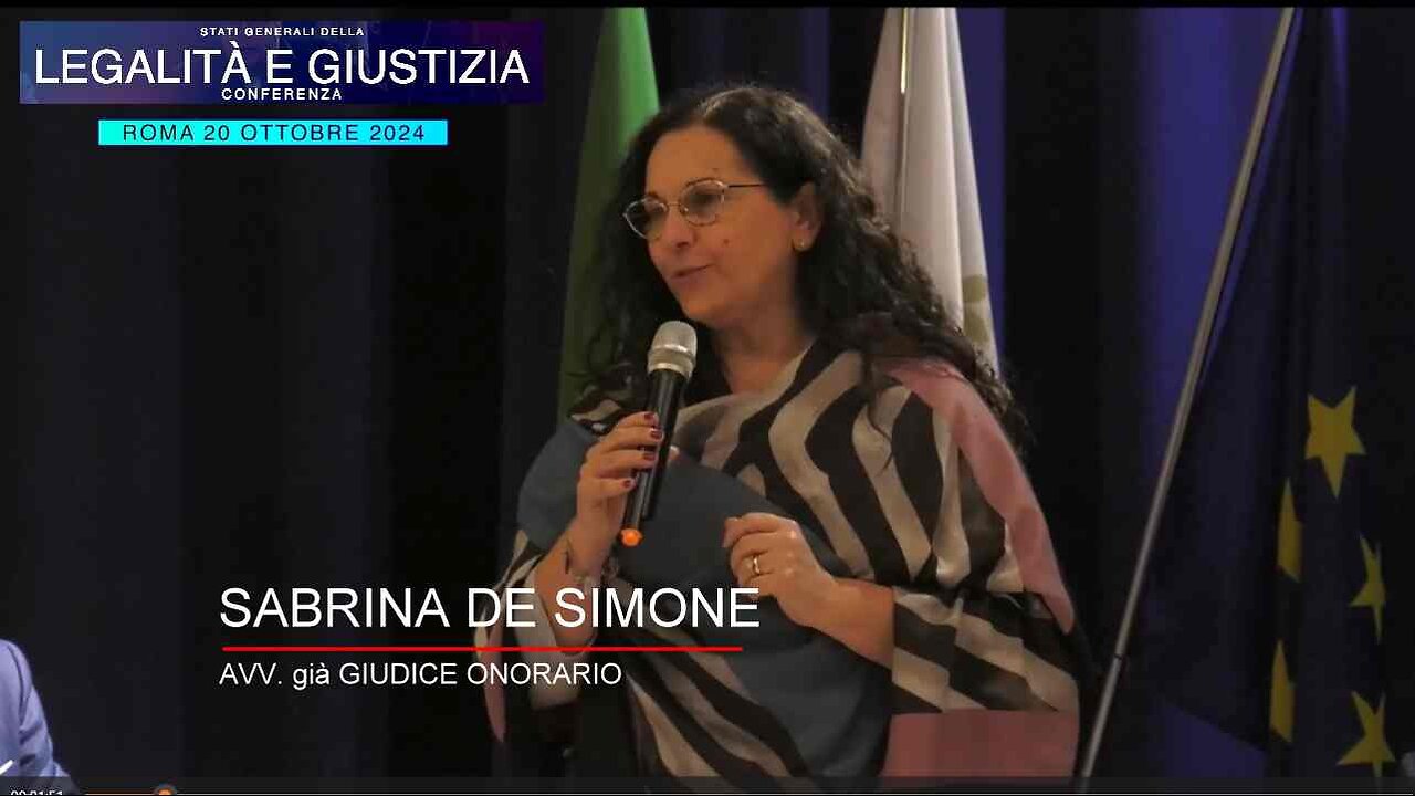 Conferenza Legalità e Giustizia: intervento della dott.ssa Sabrina De Simone