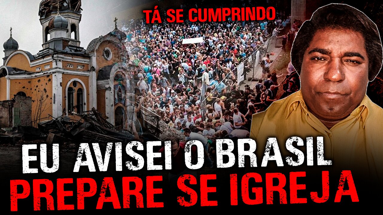 Missionario Acaba de entregar para o Brasil - forte alerta de Deus e manda a igreja se preparar!