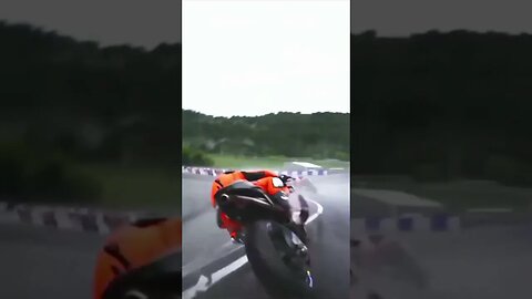 Caution With Cornering In The Wet