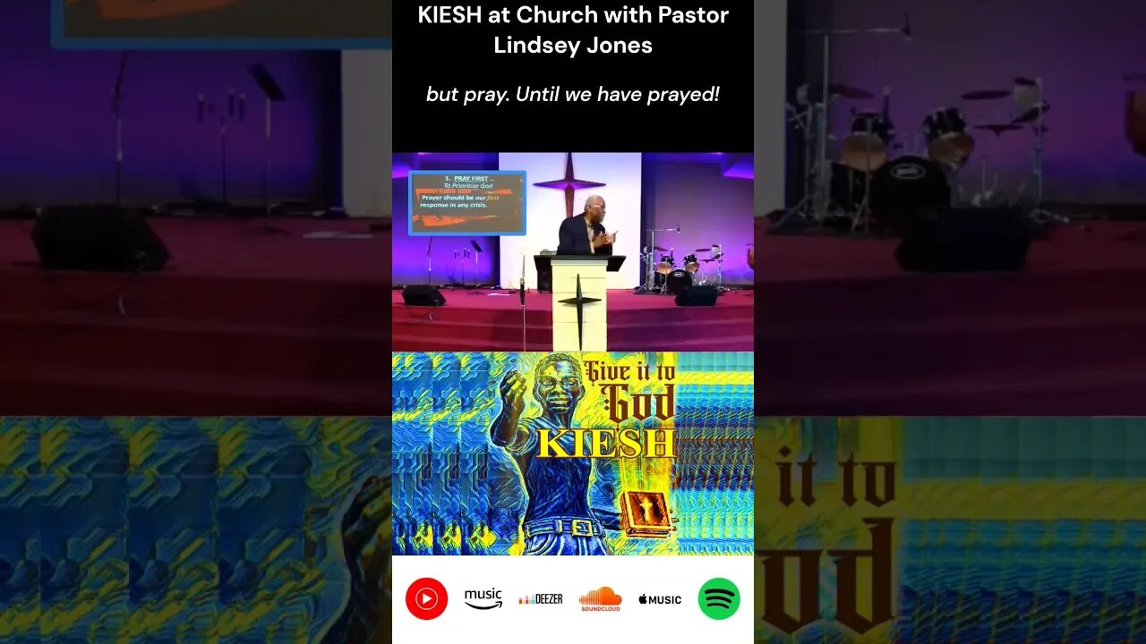 KIESH at Church with Lindsey Jones #hope #christian #encouragement #hopehiphop #poprap