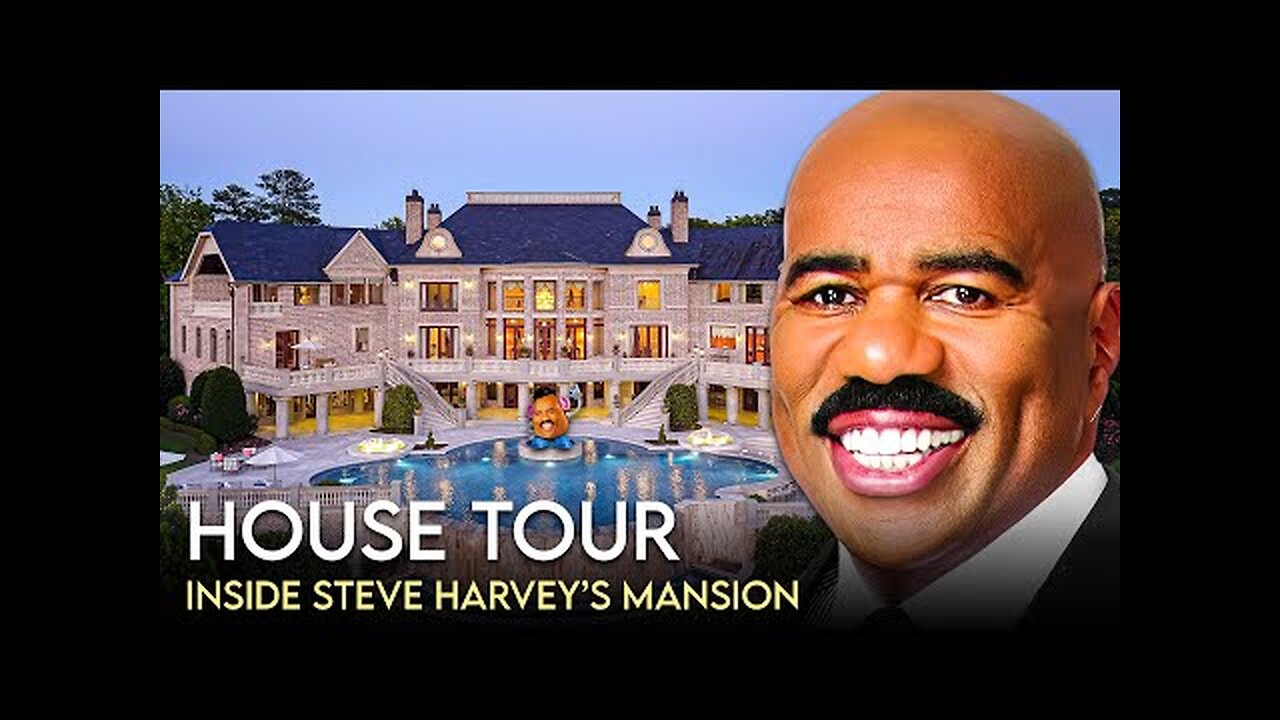 Steve Harvey - House Tour - New $15 Million Atlanta Mansion