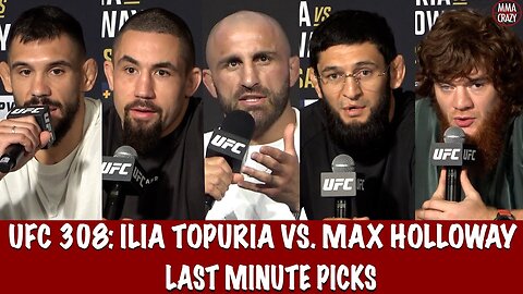 UFC 308: Ilia Topuria vs. Max Holloway Last Minute Picks