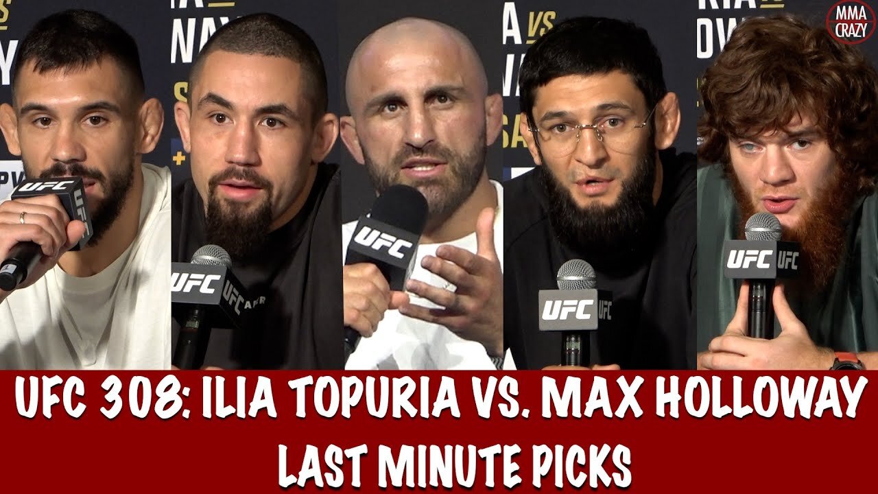 UFC 308: Ilia Topuria vs. Max Holloway Last Minute Picks