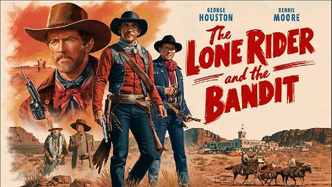 THE LONE RIDER AND THE BANDIT (1942) George Houston, Al St. John & Dennis Moore | Western | B&W