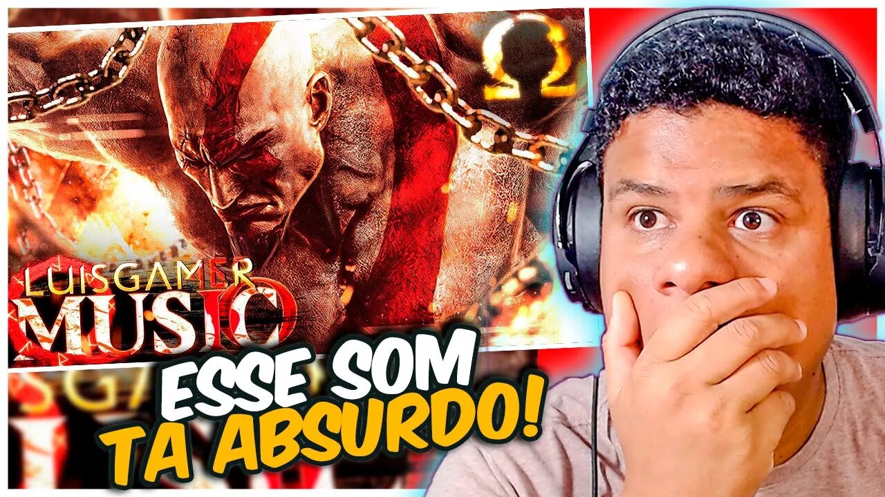 REAGINDO ao RAP DO GOD OF WAR: Ascension - A ASCENSÃO DE UM DEUS | LuisGAMER | React Anime Pro