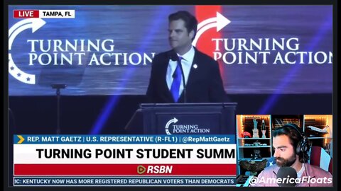 Rep Matt Gaetz TAUNTS Joe, Hunter Biden At Turning Point Action Student Summit