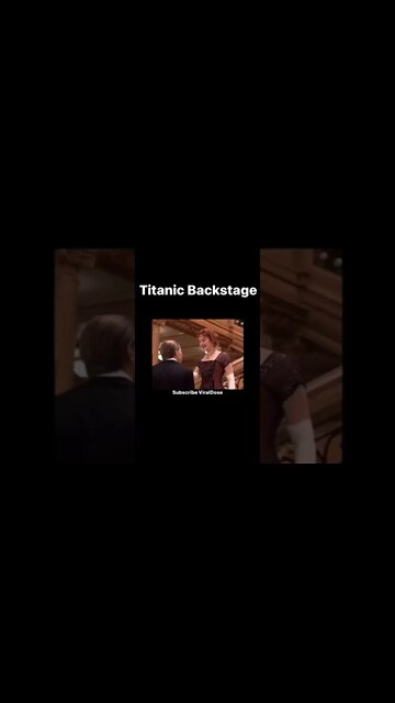 TITANIC BACKSTAGE 😍