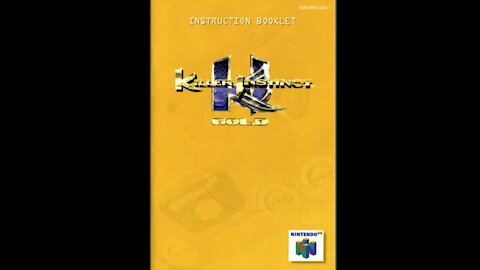 Killer Instinct: Gold - Game Manual (N64) (Instruction Booklet)