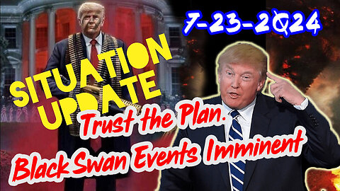 Situation Update - Trust The Plan - Black Swan Events Imminent - July 24..