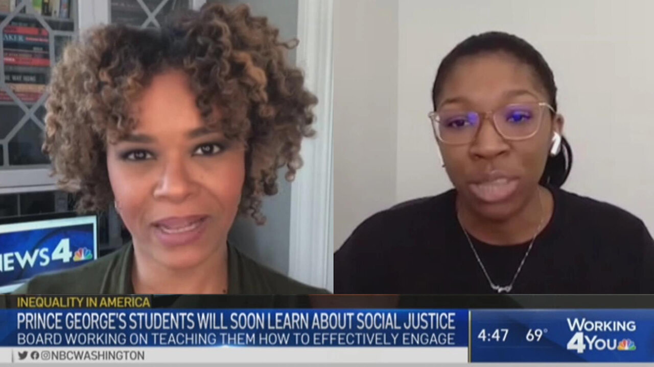 NBC News reporter Tracee Wilkins & PG student Ninah Jackson promote Marxism, looting & violence