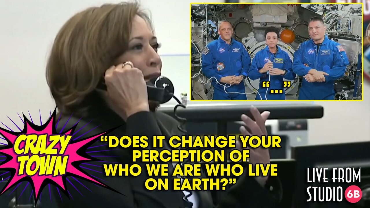 Astronauts Hang Up on Kamala Harris! (Crazy Town)