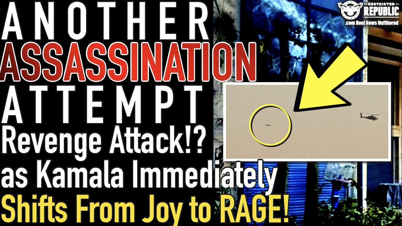 ANOTHER ASSASSINATION ATTEMPT! Revenge Attack!? As Kamala Immediately Shifts From Joy to RAGE!