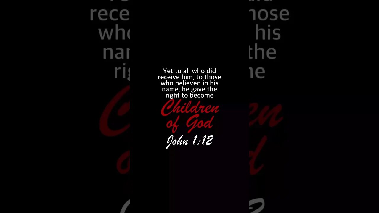 John‬ ‭1:12 ‬#God #Jesus #christian #bible #Lord #childofGod