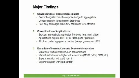 2009 Internet Observatory Report