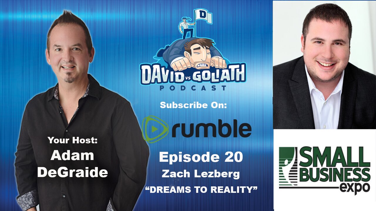 DJ at 11 Years Old to CEO of Small Business Expo - DVGPodcast E20 - From Dreams to Reality