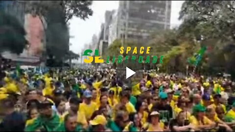 PAULISTA AVENUE IN SAO PAULO FILLS UP AHEAD OF DEMONSTRATION FOR DE MORAES' IMPEACHMENT