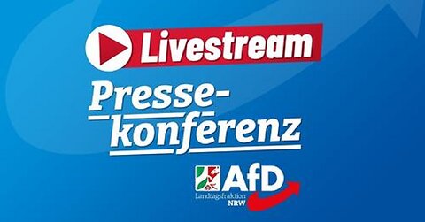 AfD NRW - Pressekonferenz: AfD-Initiativen im Plenum