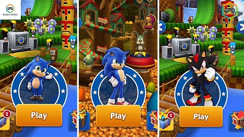 Baby Sonic VS Movie Sonic VS Shadow i Sonic Dash