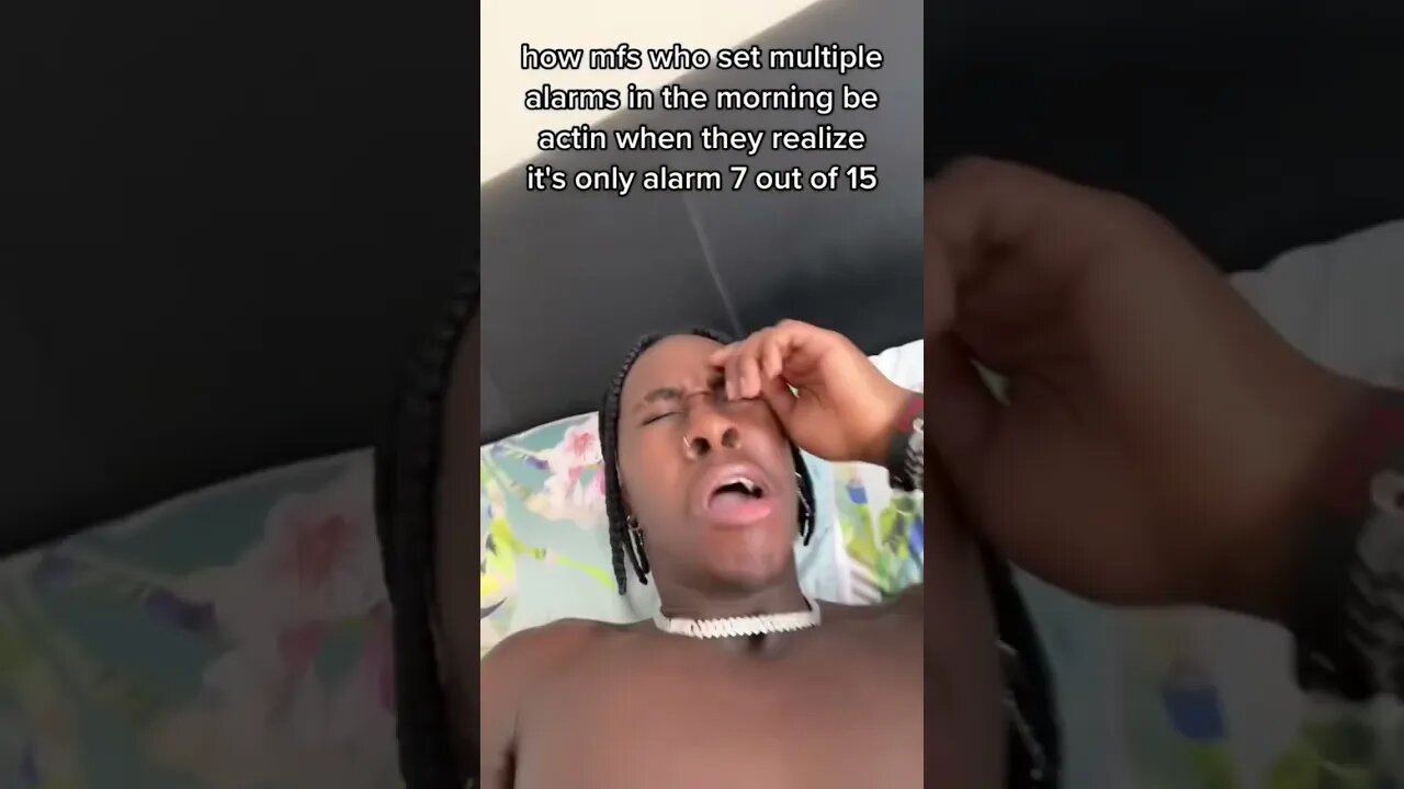 How it be when you have your alarms set 😭