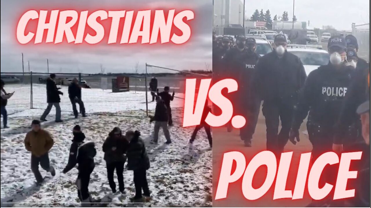 Canada Sends 200 Cops To Shut Down Church; Imprison Pastor During Covid Lockdown!