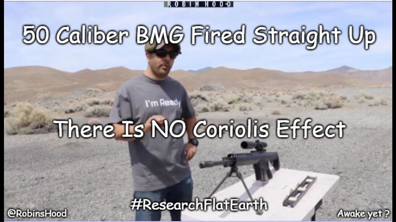 50cal BMG Fired Straight Up - there is NO Coriolis Effect