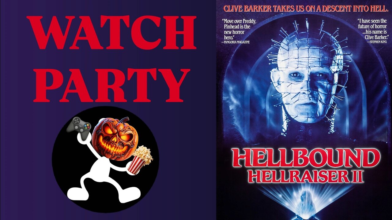 Hellbound: Hellraiser II (1988) | 🎃HAPPY HELL-O-STREAM!!!👻 | 🍿Watch Party🎬