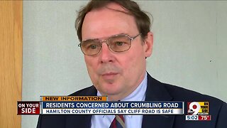 Crumbling road concerns North Bend residents