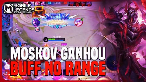 TESTEI O MOSKOV DEPOIS DO BUFF NO RANGE, NA JUNGLE | MLBB