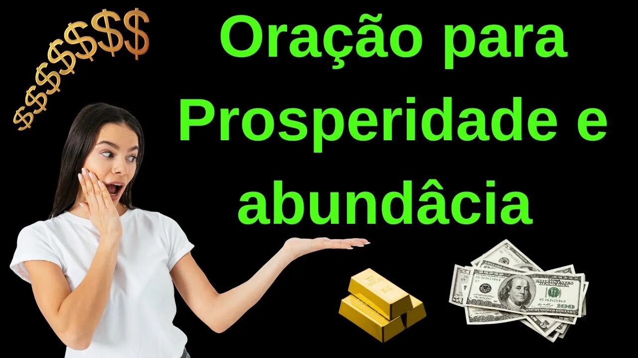 Oração para Prosperidade e abundância