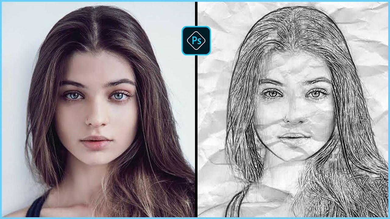 Turn any Photo into Pencil Sketch in Photoshop _ Photoshop Tutorial _ Smart Maker