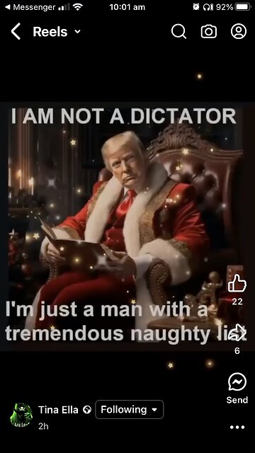 Tina Ella : Merry Christmas : Trump