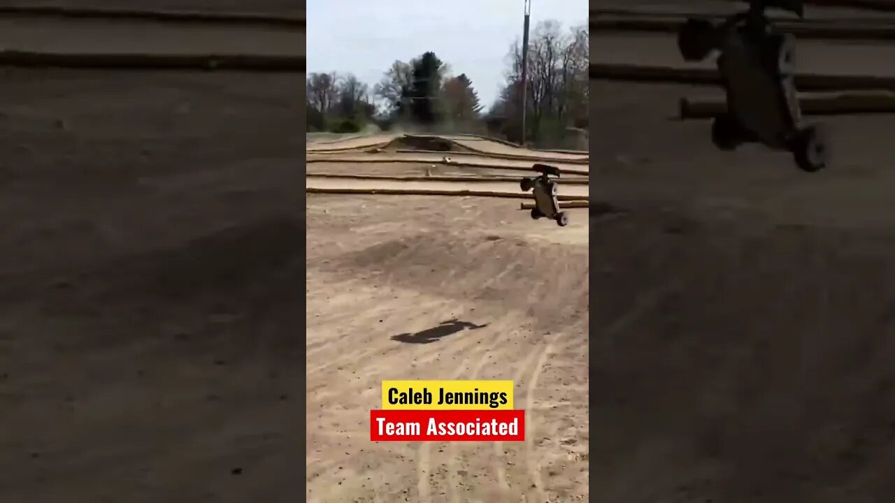 Team Associated driver Caleb Jennings doing some 8th scale practice. #shorts #shortsvideo #rcracing