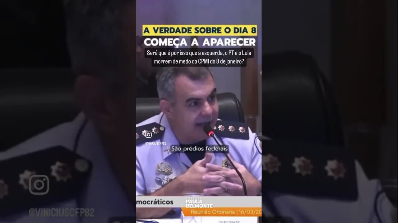 Será que é por isso que a esquerda, o PT e o Lula morrem de medo da CPMI do 8 de janeiro? P2