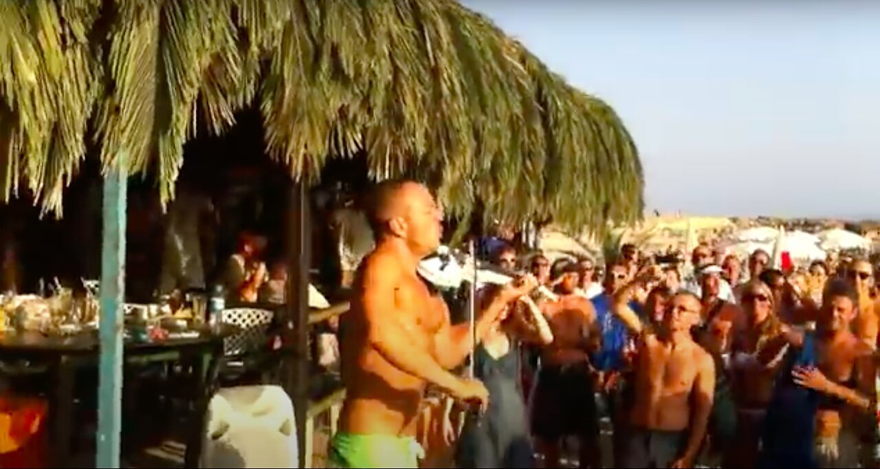 IBIZA BEACH PARTY - Micah the Violinist & Marcello Marchitto live @ satrinxa sep. 2012 PART 3
