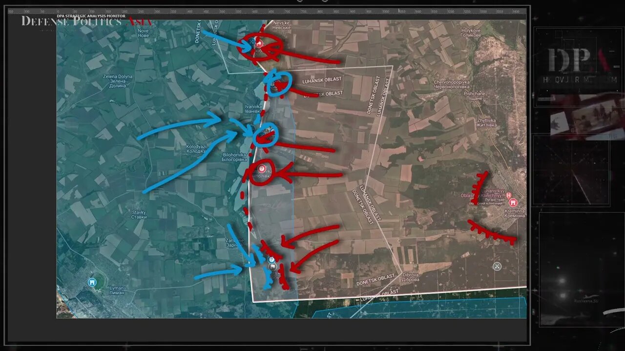 [ Lyman / Kreminna Front ] Russia forces captured Novolyubivka & Yampolivka; Torske is "grey zone"