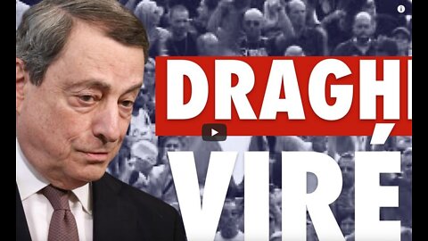 Draghi démissionne. LItalie et lEurope en grave difficulté.