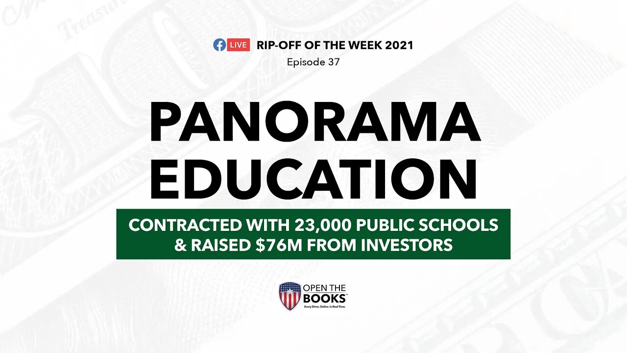 Rip-Off Of The Week, Ep. 37: Panorama Education